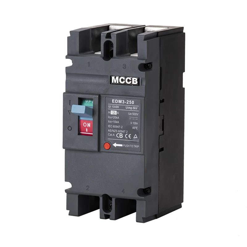 250A Circuit Breaker DC500V MCCB med pc -kabinet
