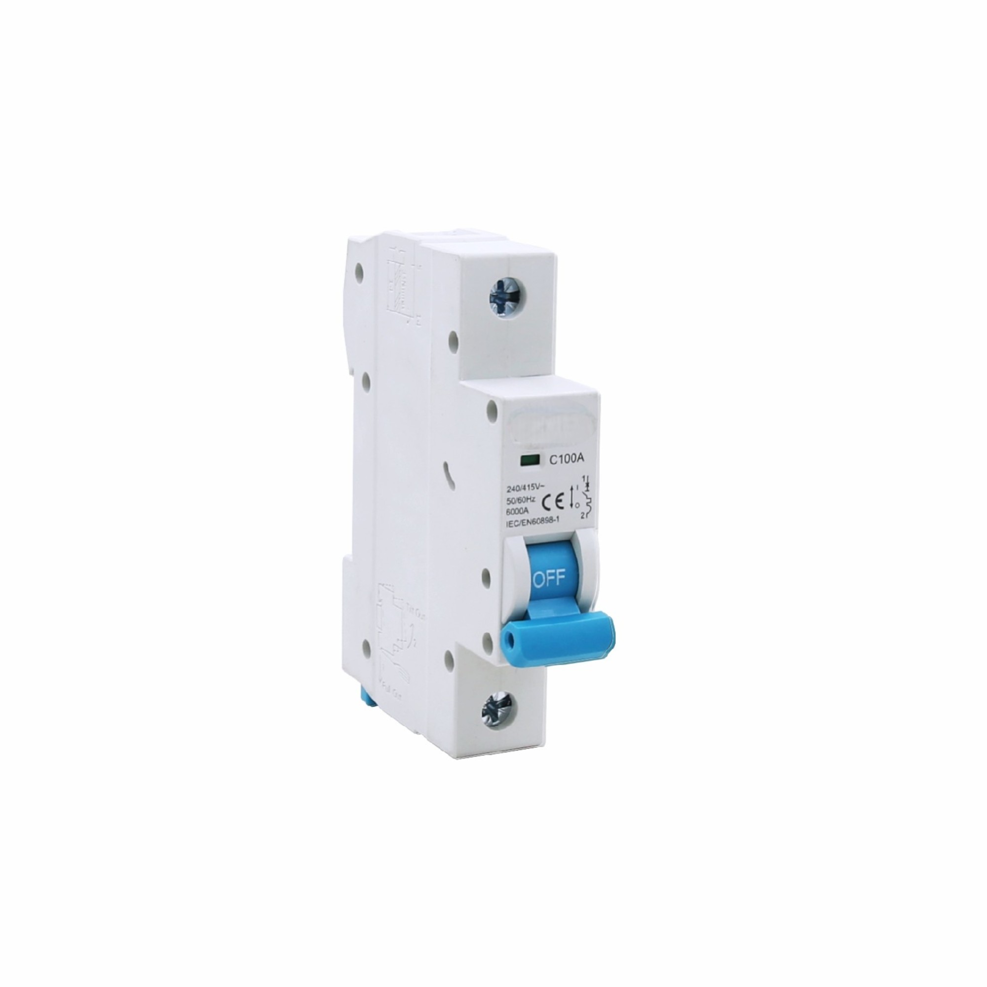 Termisk magnetisk ac mcb | 80a-125a | 4P | C/D -kurver | 6KA Breaking | IP20 | IEC