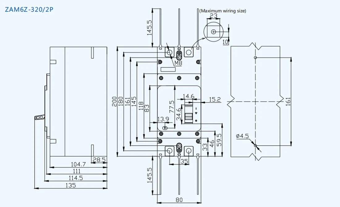 250A DC Circuit Breaker DC1000V for Solar Panels
