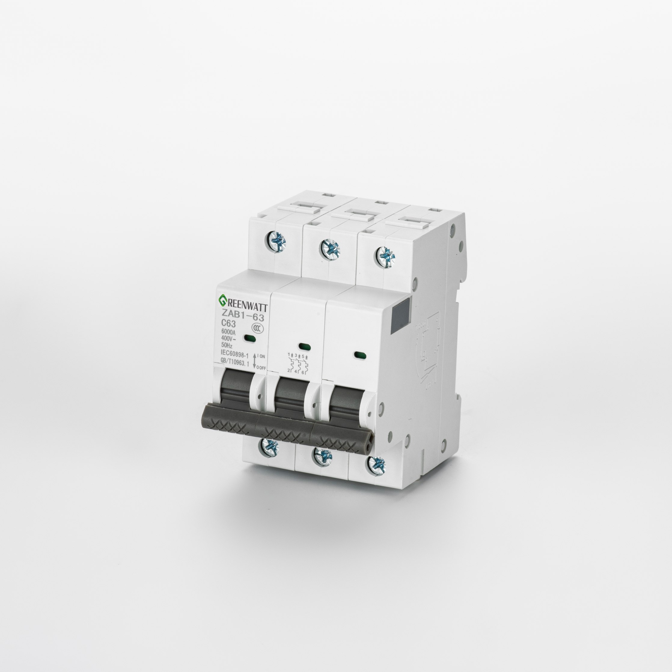 Reenwatt ZAB1-63 3P AC Miniature Circuit Breaker | 63A 400V