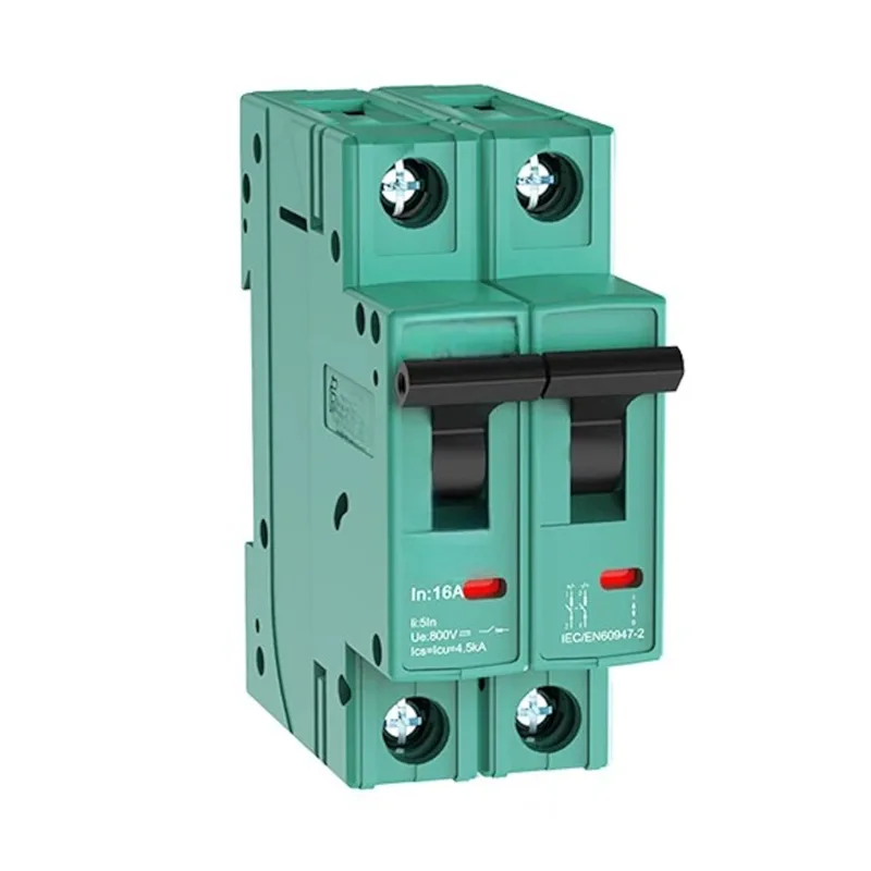 Solar 2P DC MCB Supplerende beskyttere