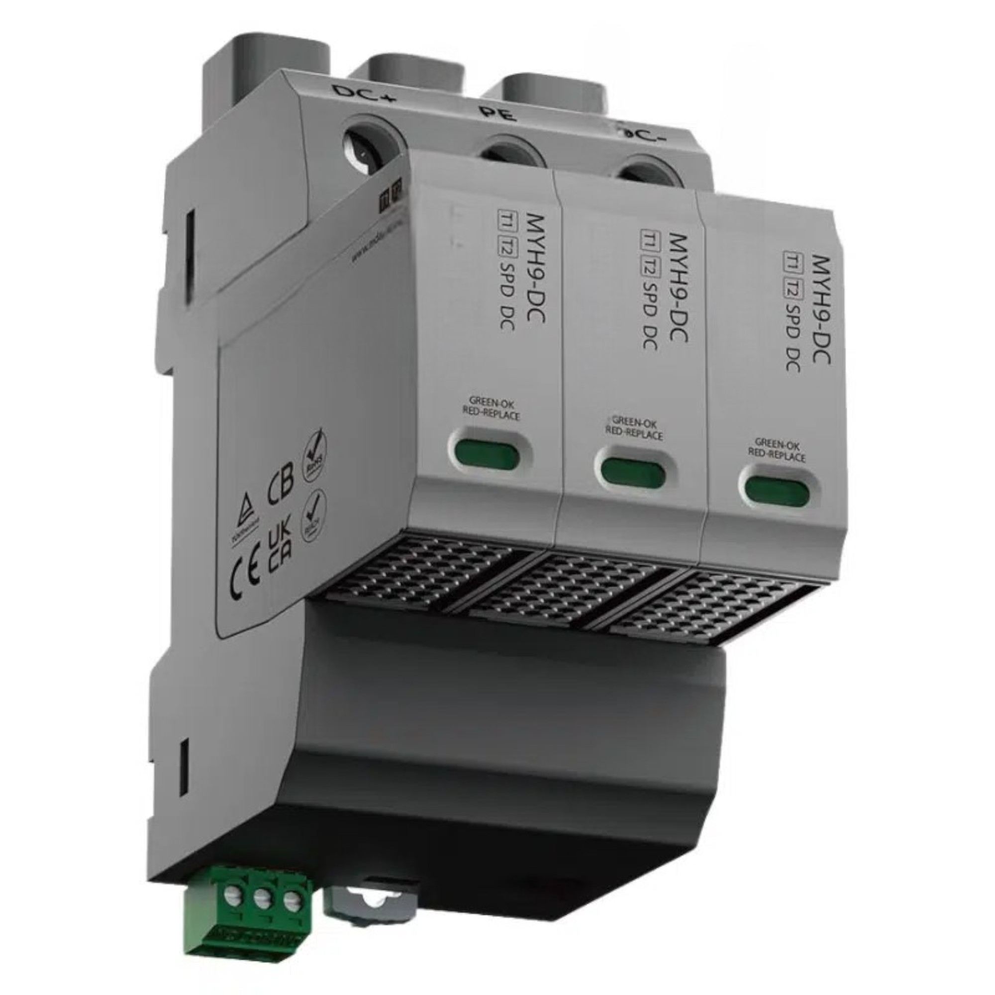Type 1+2 DC SPD Myh9 | 600 VDC | I 20 ka