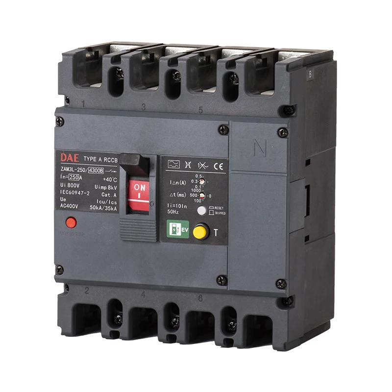 Type-A RCCB til EV-oplader 3-stang