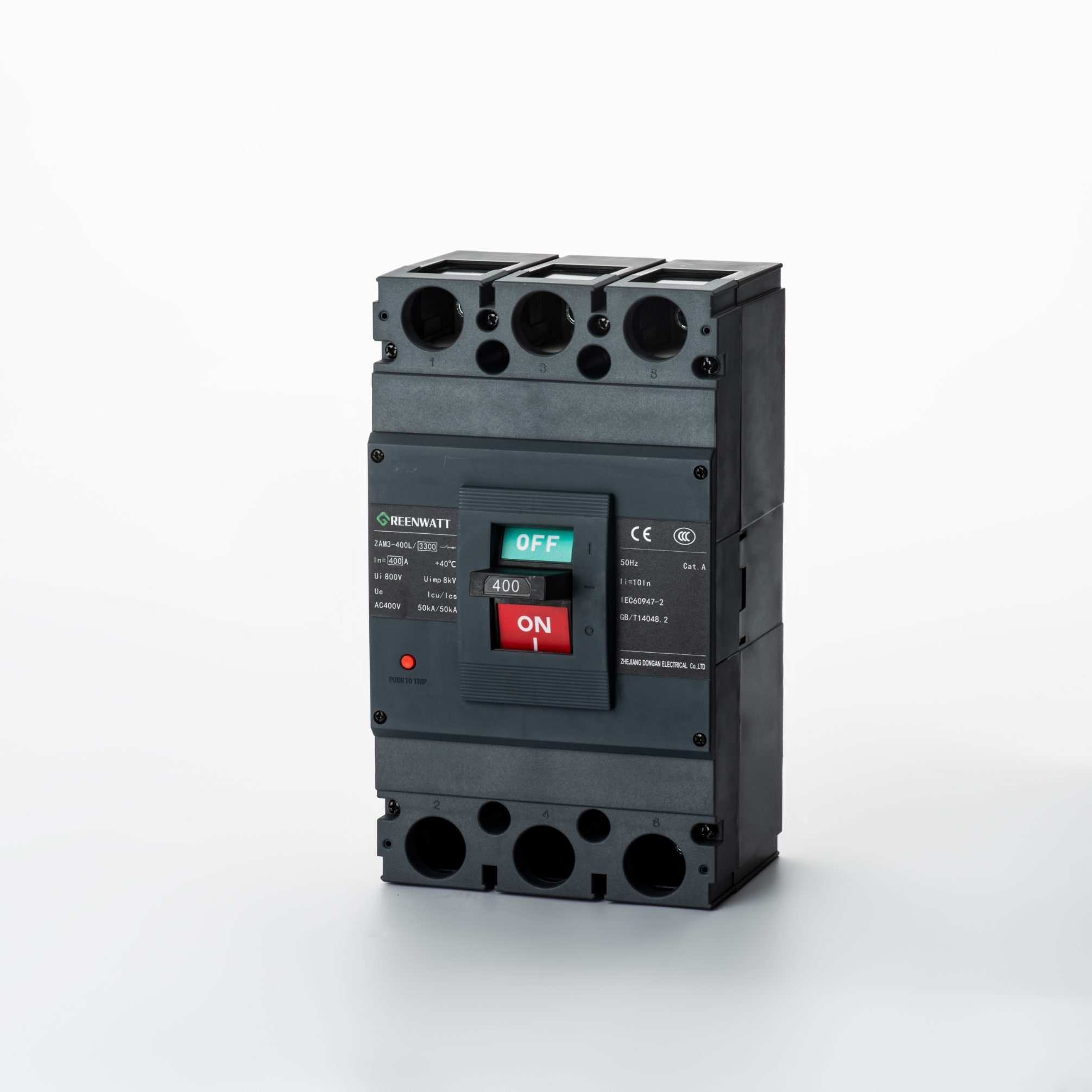 ZAM3-400L støbt case Circuit Breaker | Greenwatt